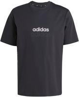 adidas Essentials Linear Single Jersey Tee black-white (095A) 3XL
