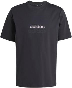 Adidas Essentials Linear Single Jersey T-Shirt black/white