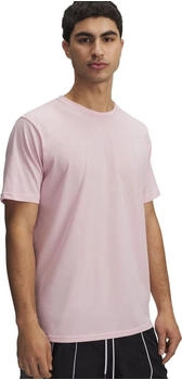 Under Armour Sportstyle Left Chest Trainingsshirt 647 prime rosa weiß