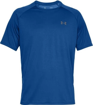 Under Armour Tech S S Tee Funktionsshirt blau graphit