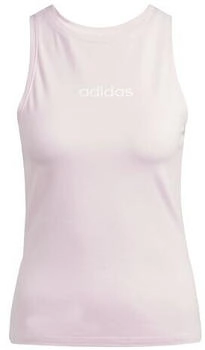 Adidas Linear Single Jersey Tank ClearPink weiß