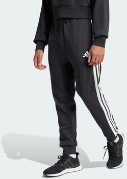 Adidas 3-Streifen French Terry Hose schwarz wei&szlig; (JD1881)