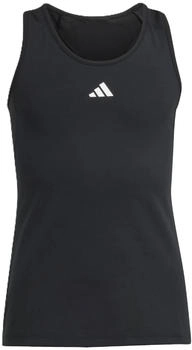 Adidas Tanktop atmungsaktiv U-Ausschnitt schwarz weiß