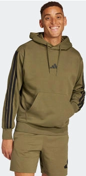 Adidas Kapuzensweatshirt 3S FL HD olive schwarz