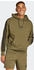 Adidas Kapuzensweatshirt 3S FL HD olive schwarz