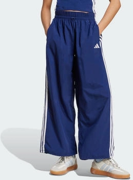 Adidas 3-Streifen Lifestyle Woven Parachute Hose dunkelblau wei&szlig;
