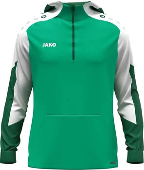 JAKO Zip Hoodie Dynamic gr&uuml;n wei&szlig; dunkelgr&uuml;n