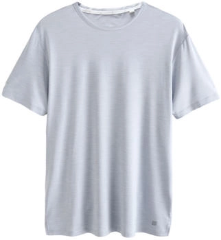 Next Trainingsshirt Netzstoff grau