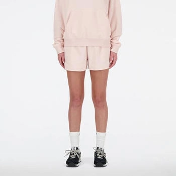 New Balance French Terry Damen Shorts signalweiss
