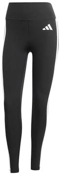 Adidas Optime Essentials 3-Streifen 8-Leggings JD6545 schwarz wei&szlig;