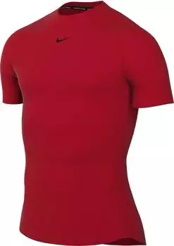 Nike Pro Dri-FIT Kurzarm-Fitness-Oberteil Herren Rot FB7932-657