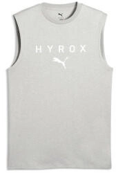 Puma x HYROX Cut-Off Tanktop Herren | Mit Plain | Light Gray Heather | Größe: Gray (527176_04)