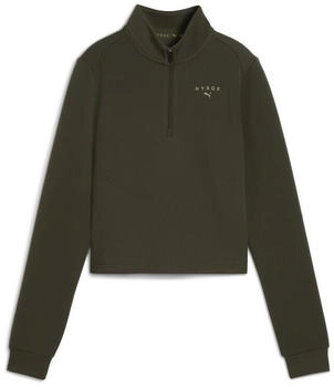 Puma x HYROX CLOUDSPUN Top Damen | Dark Olive | Größe: Green (527635_70)