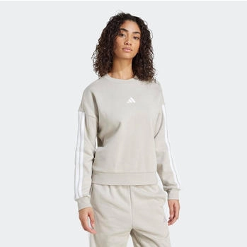 Adidas Essentials 3-Streifen Sweatshirt wonder alumina wei&szlig; JX7689