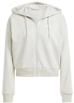 Adidas Essentials 3-Streifen French Terry Sweatjacke JW1821 wonder alumina white
