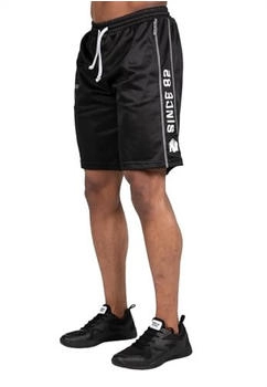 Gorilla Wear Functional Mesh Short schwarz weiß