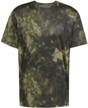 Adidas Train Essentials All Over Print T-Shirt olive