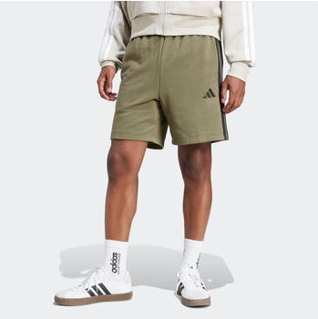 Adidas Essentials 3-Streifen Sweatshorts JE6416 olive schwarz