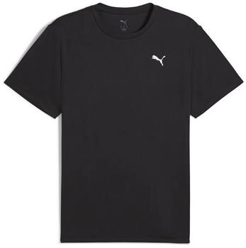 Puma Train All Day Essential Polyester Texture Trainingsshirt 01 schwarz