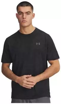 Under Armour UA Tech Vent JCQRD SS Herren schwarz