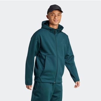 Adidas Man Z.N.E. Zip-Hoodie aurora ivy (KB3709) – Adidas Man Z.N.E. Zip-Hoodie aurora ivy – Natürlicher Tragekomfort für Training und Alltag