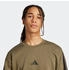 Adidas Essential Three Stripes Fleece Sweatshirt olive schwarz