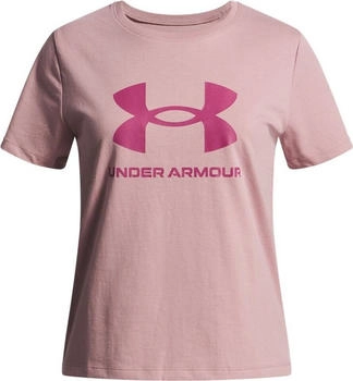 Under Armour Big Logo T-Shirt tourmaline pink fuchsia dusk