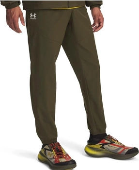 Under Armour Vibe Woven Trainingshose expedition green white 308