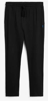 Next Jogginghose unsäumtem Rand schwarz