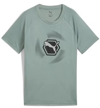 Puma Active Sports Graphic Polyester Trainingsshirt grün blau