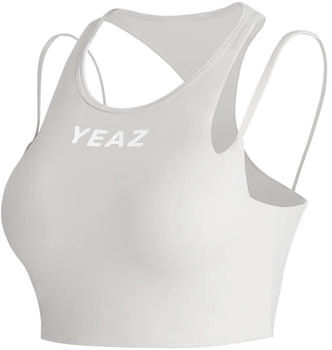 YEAZ Sporttop 'Amorous' weiß offwhite
