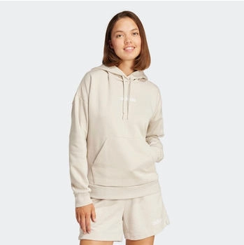 Adidas Essentials Linear Fleece Hoodie wonder alumina wei&szlig;