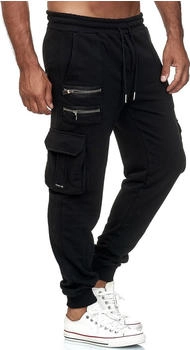 Redbridge Cargo Jogginghose Double Zip schwarz
