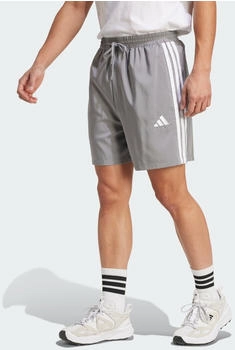 Adidas Essentials 3-Streifen Chelsea Sweatshorts grau wei&szlig; JZ6026