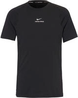 Nike HV0409, NIKE Herren Shirt M NP DF NPT SS TOP BLACK/WHITE male