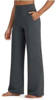 G4Free Yogahose High Waist weites Bein Dunkelgrau