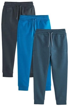 Next Jogginghose Slim Fit 3er Pack blau schwarz