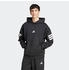 Adidas Future Icons 3-Streifen Hoodie schwarz
