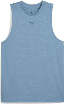 Puma Cloudspun Emboss Tank cool blau schwarz