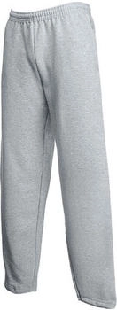 Fruit of the Loom Herren-Jogginghose ohne Bündchen grau meliert