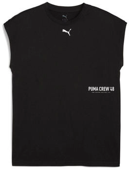 Puma M Graphic Cutoff Tank puma schwarz 01