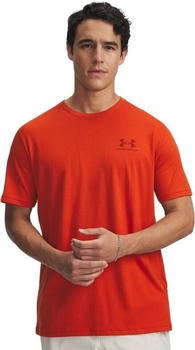 Under Armour Sportstyle Left Chest S S Funktionsshirt rot
