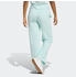 Adidas Essentials Small Logo Feelcozy Open-Hem Trainingshose JV7285 halo mint weiß