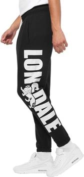 Lonsdale Jogginghose normale Passform Black White Portessie