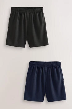Next 2er-Pack Sports Shorts schwarz