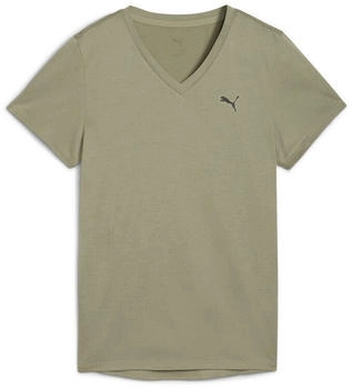 Puma TAD Essential Vneck Tee lux army