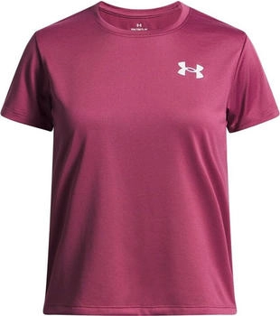 Under Armour Tech Trainingsshirt M&auml;dchen 659 fuchsia dusk wei&szlig;