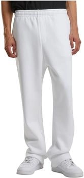 Build Your Brand Fluffy Track Sweatpants weiß