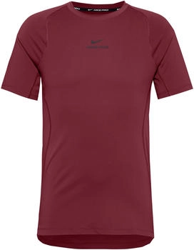 Nike Pro Training Dri-FIT Kurzarmshirt (Herren) - Rot HV0409-619