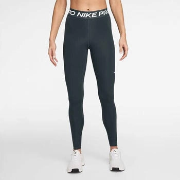 Nike Pro Leggings und Mesh-Einsatz Damen grün (CZ9779-390)